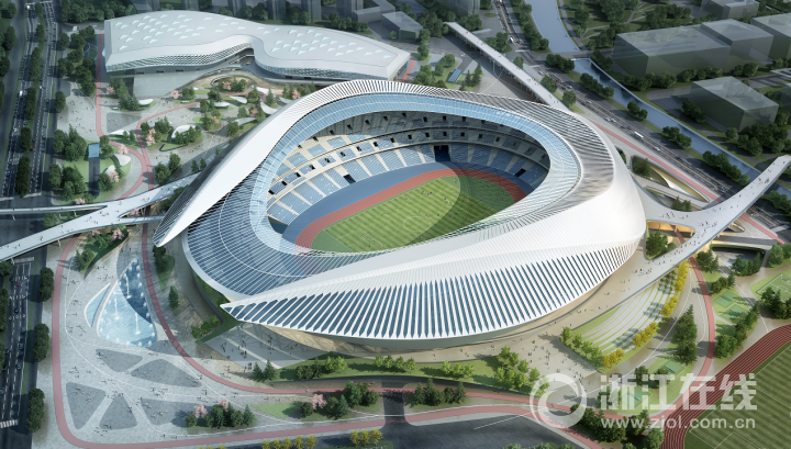 温州奥体中心主体育场今日开工 将建成亚运会